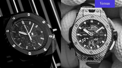 comparing Hublot vs Audemars piguet 